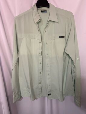 Salt Life Sage Green Performance Fishing Shirt